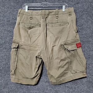 VTG 90s Abercrombie and Fitch Cargo Shorts Mens 32 Paratrooper Baggy Flaws READ